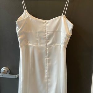 Zara Corset White Mini Dress